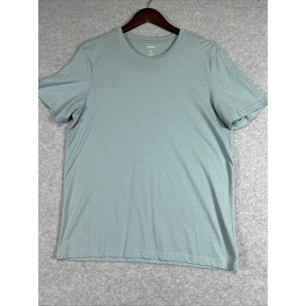 Sonoma Supersoft Tee T Shirt Crewneck Soft Shirt - Medium Teal Aqua